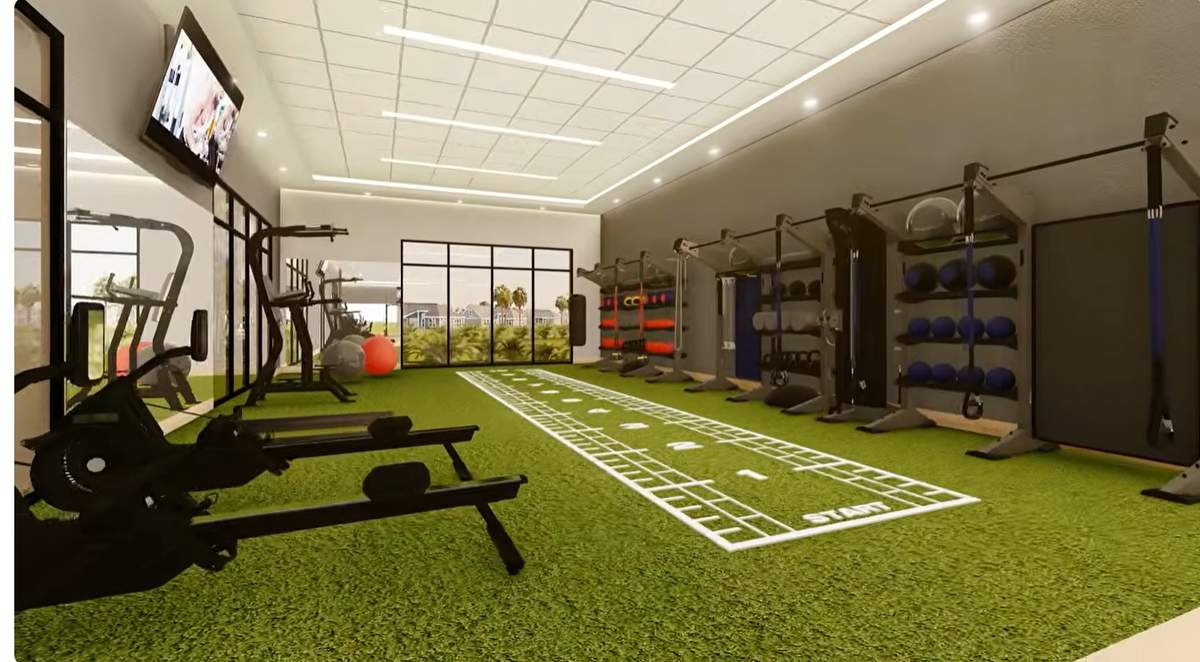 Functional training turf zone at Kingston South
