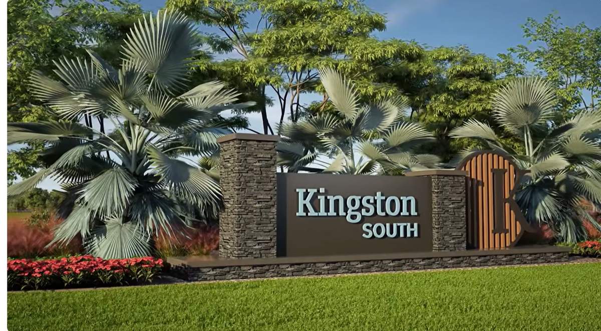 Kingston South entrance monument sign