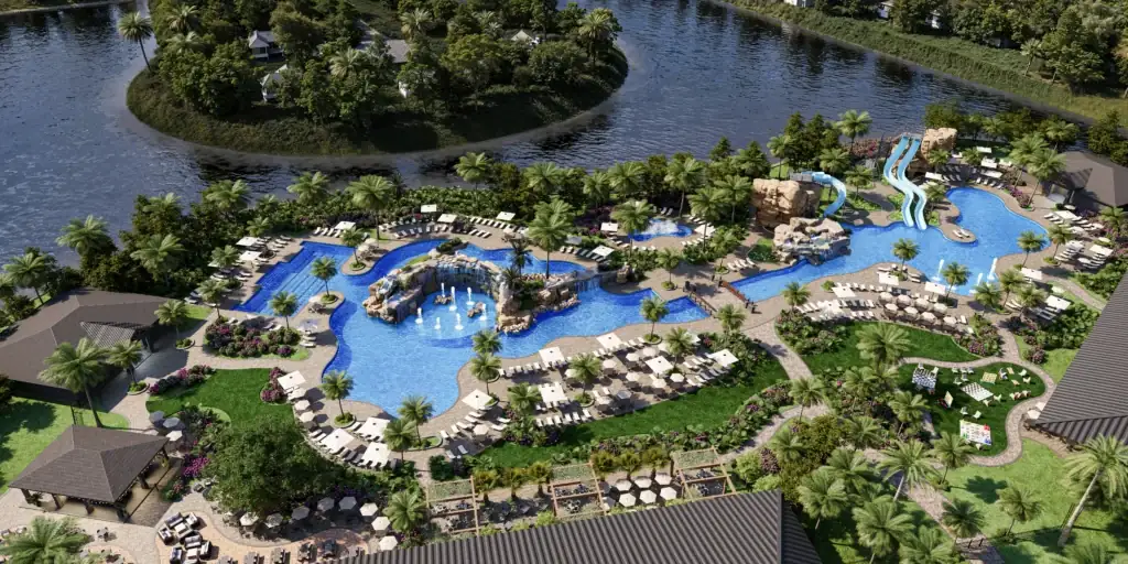 Kingston South amenity pool rendering