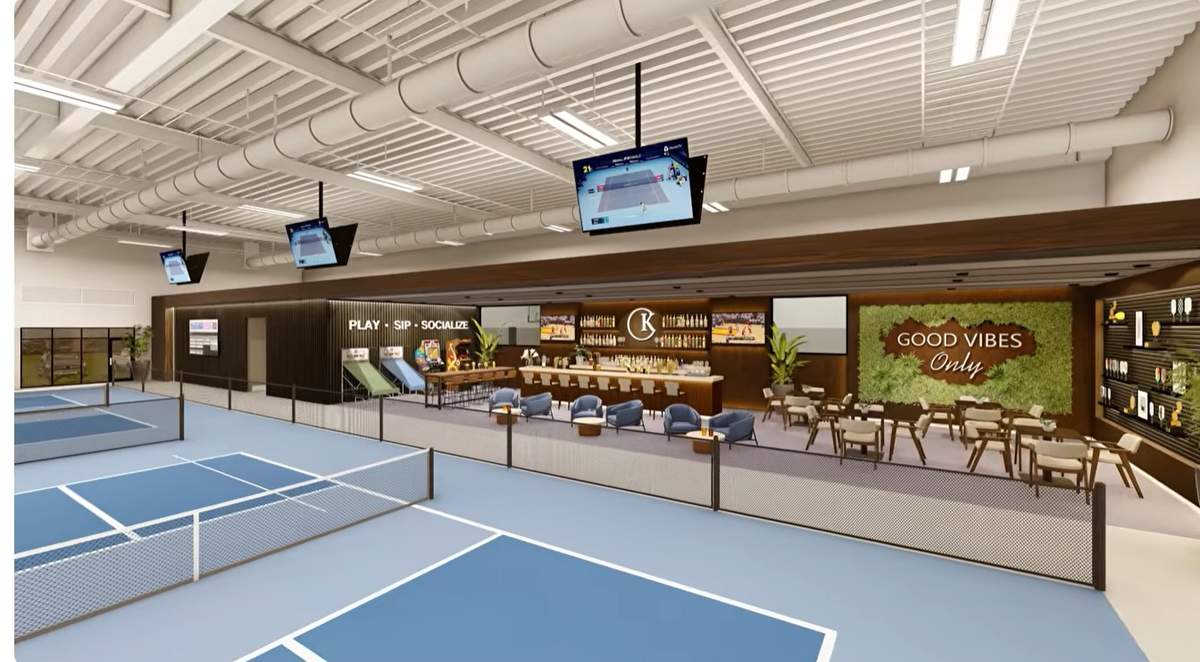 The Play, Sip, Socialize lounge at Kingston South