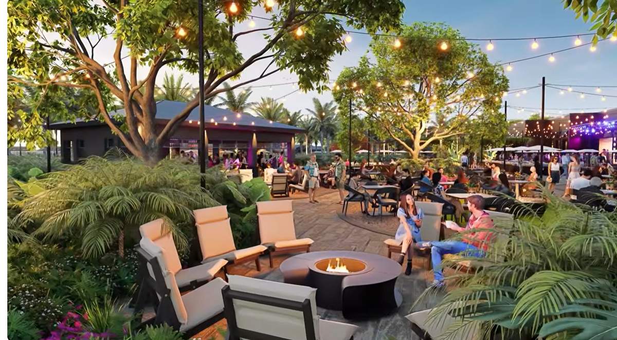 An evening resident social at Kingston South